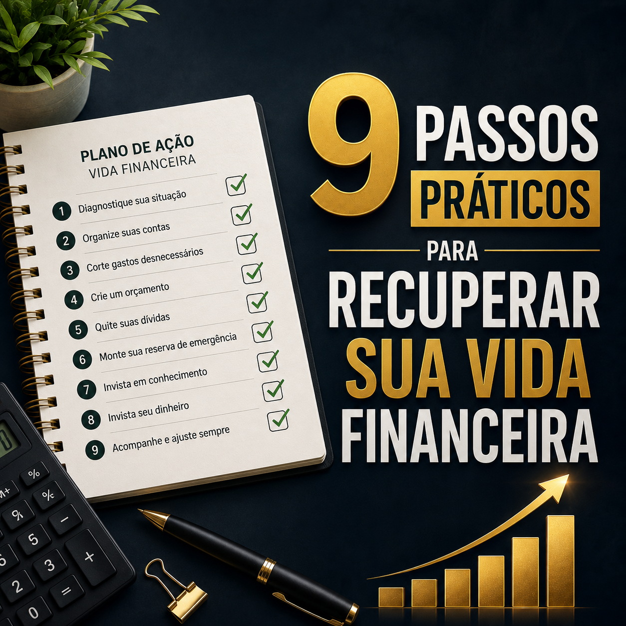 9 passos práticos para sair das dívidas