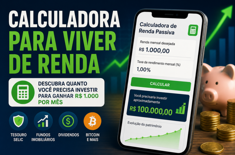 Calculadora como Viver de Renda