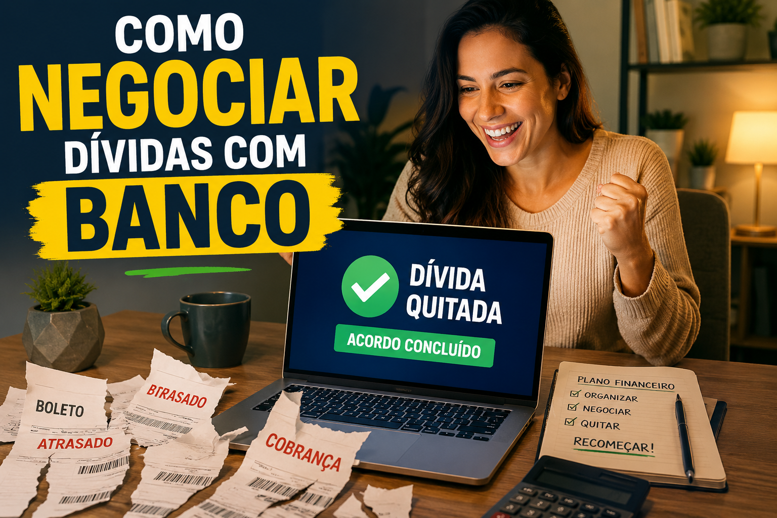 Como negociar dívidas com o banco