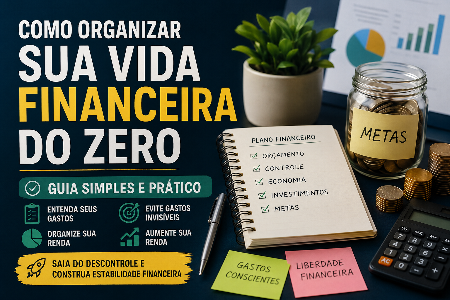 Como organizar sua vida financeira do zero