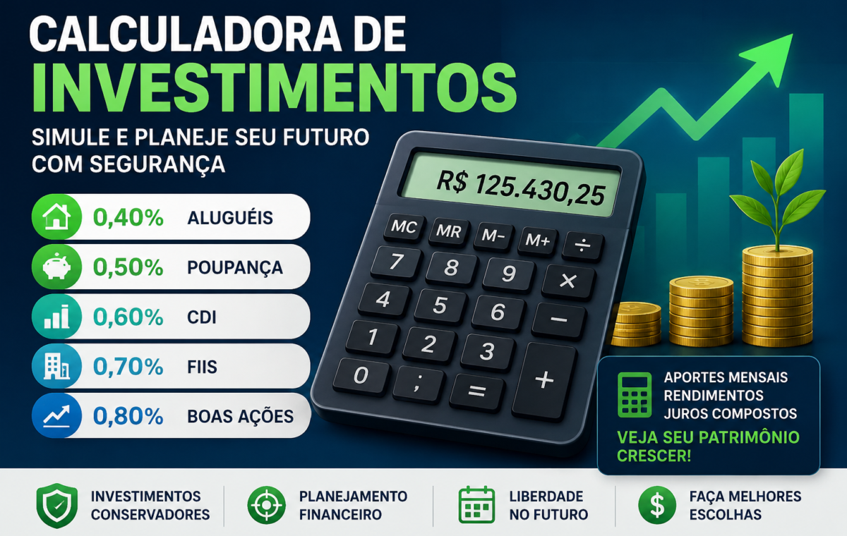 Calculadora de rendimento simples