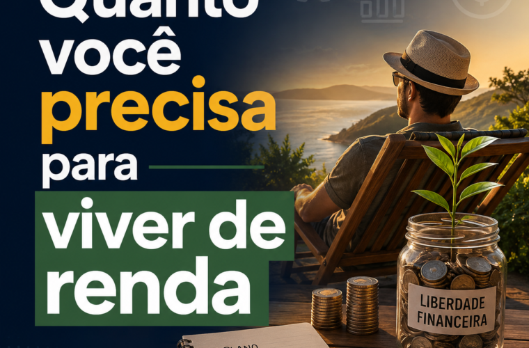 Quanto você precisa para viver de renda?