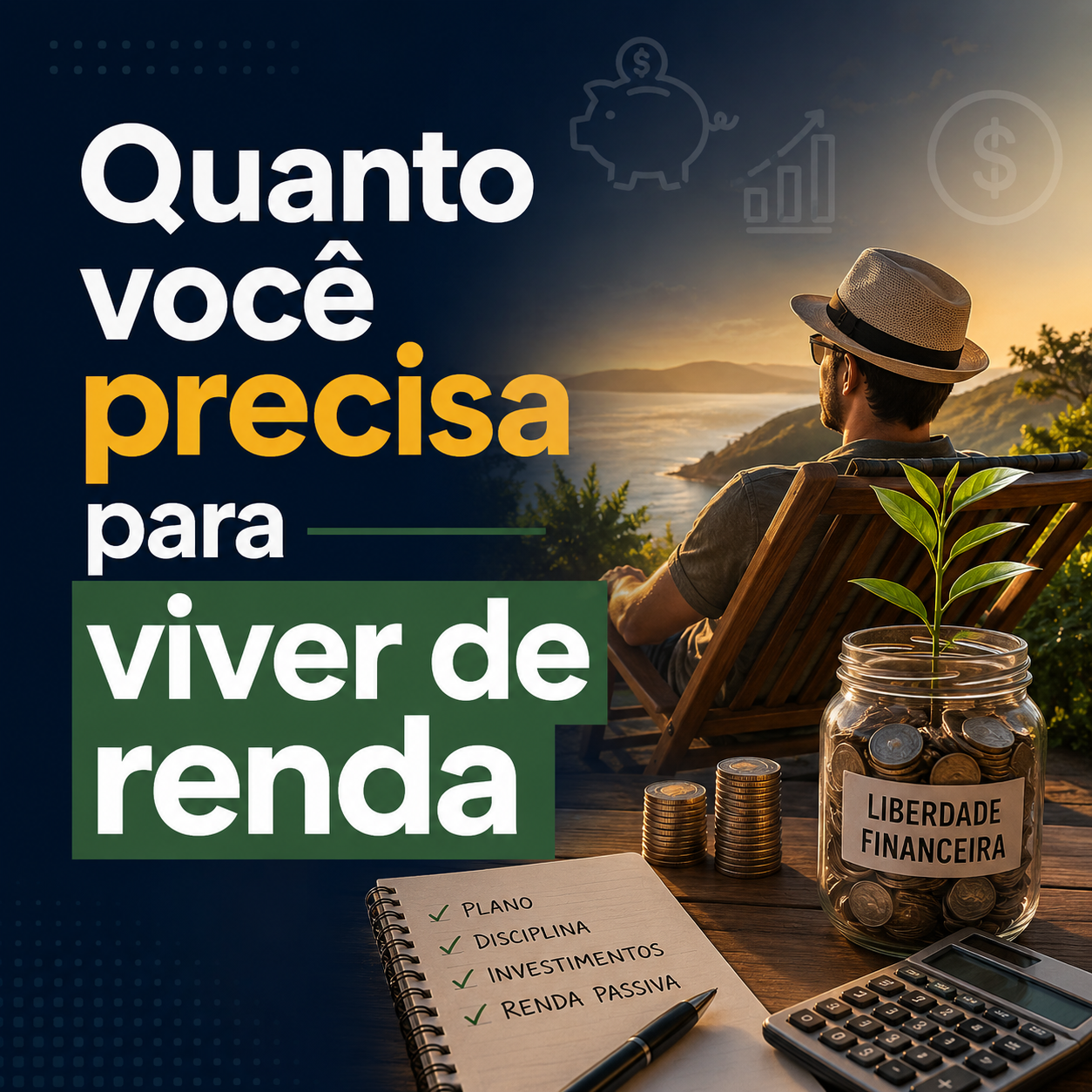 Quanto você precisa para viver de renda?