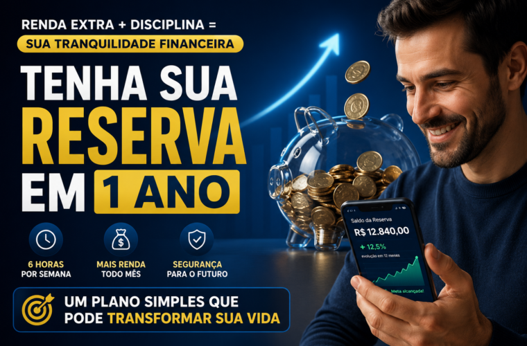 Como fazer uma reserva financeira com renda extra