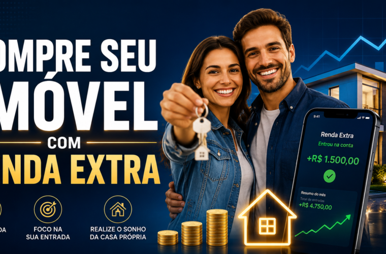 Como juntar dinheiro com renda extra para comprar um imóvel