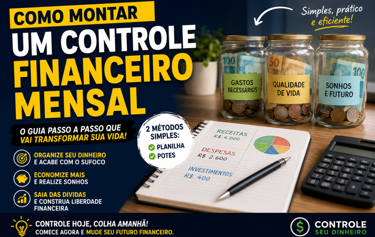 Como montar um orçamento mensal