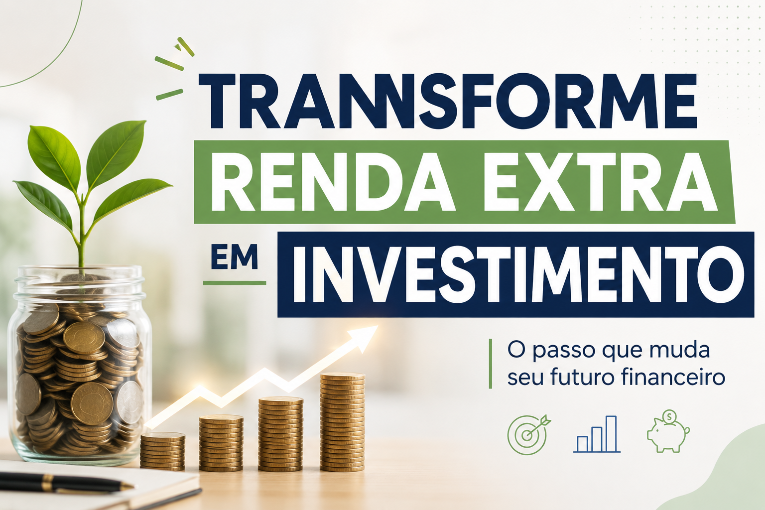 Como transformar renda extra em investimento