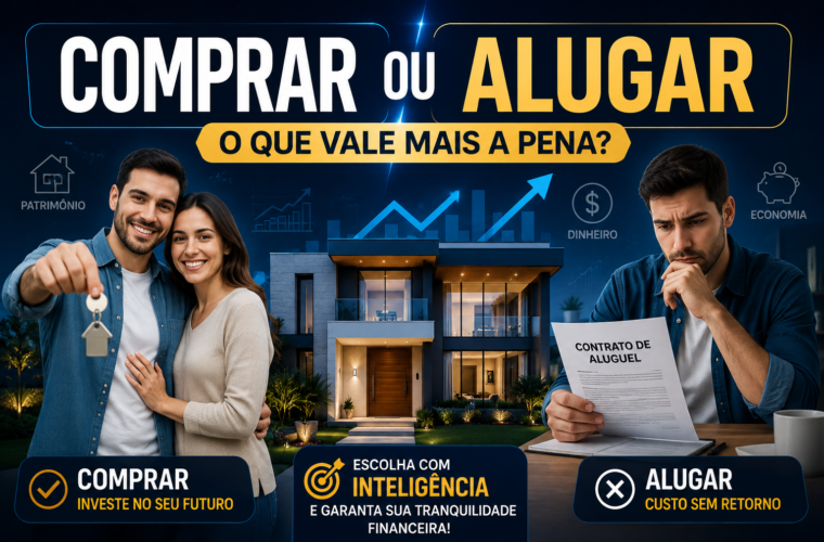 Comprar ou alugar? O que vale mais a pena