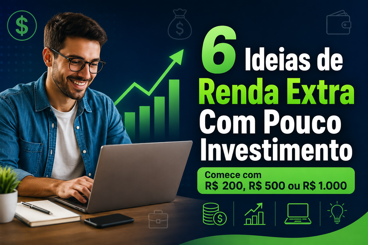 Ideias de renda extra com baixo investimento