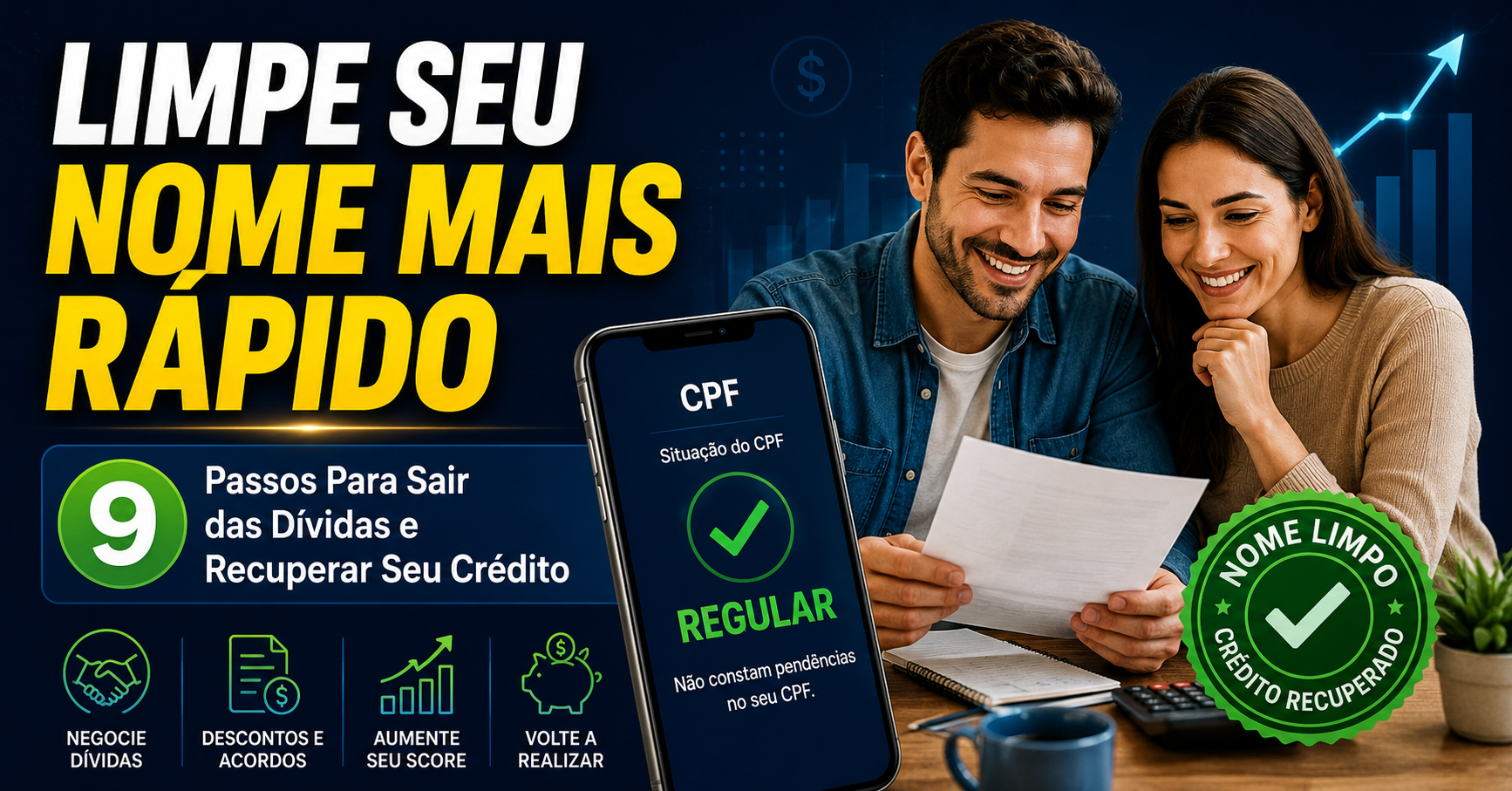 Limpe seu nome mais rápido