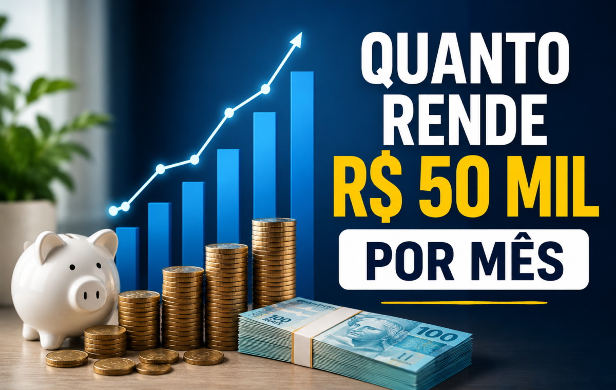 Quanto rende R$ 50 mil por mês