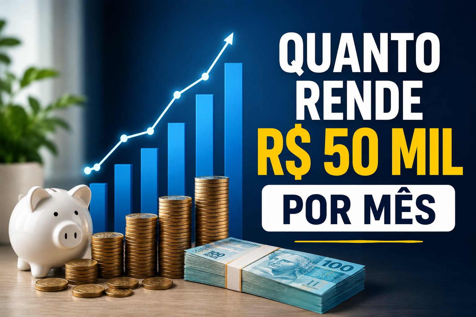 Quanto rende R$ 50 mil por mês