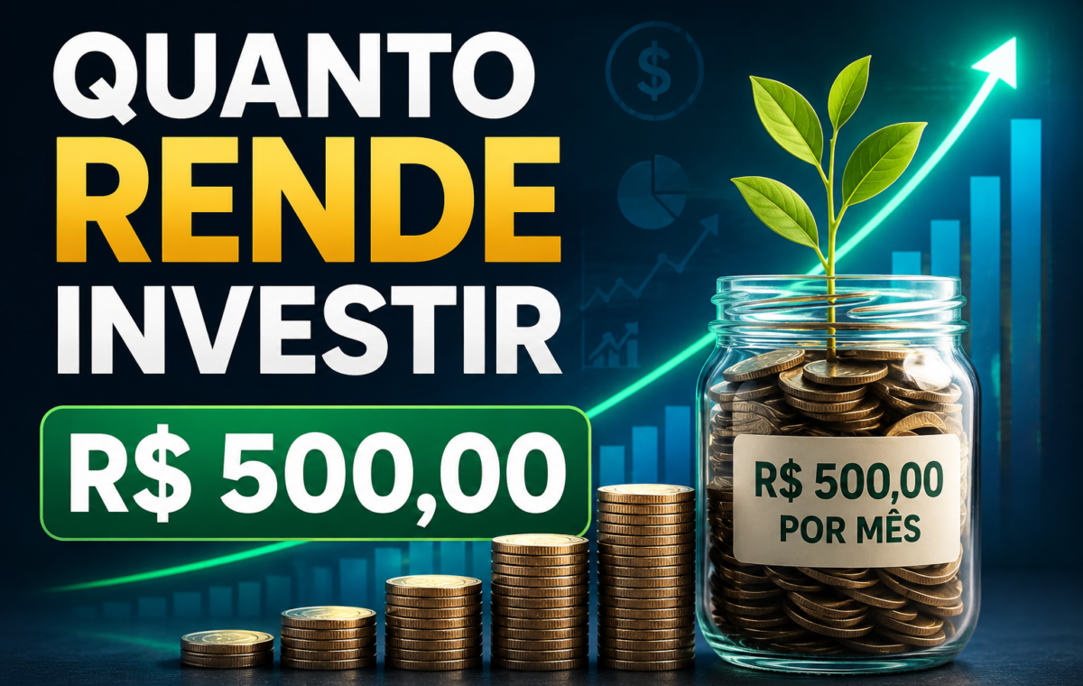 Quanto rende R$ 500,00 por mês